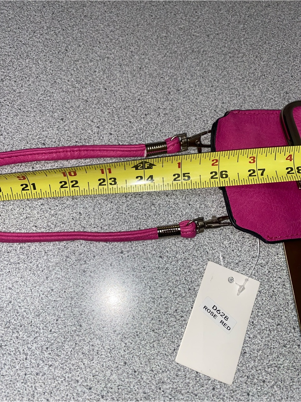 Fuchsia Floral Crossbody Bag - Fashionable Women’s Shoulder Kisslock Purse NWT - Picture 8 of 12